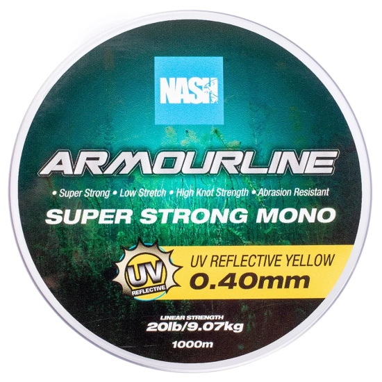 Nash Armourline Super Strong Mono UV Yellow 0.40mm 1000m